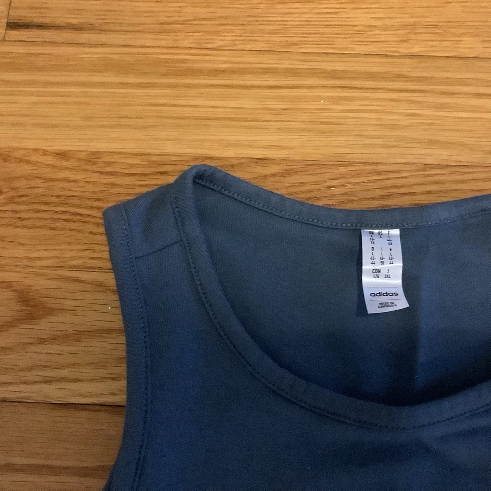 Adidas Blue Future Icon 3-Stripes Dress - Picture 7 of 9